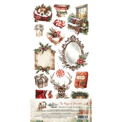 The Magic of December  Recortables 30x15 cm - Alchemy of Art
