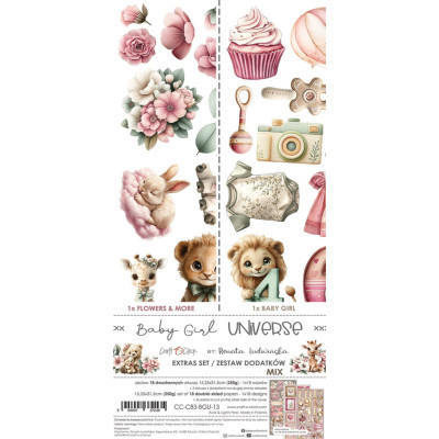 Baby Girl Universe  15 x30 - Craft O´Clock