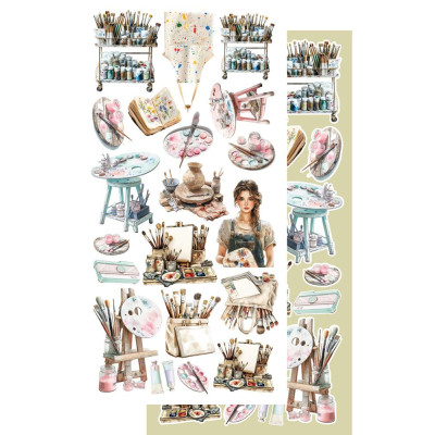 Art 2  Recortables 30x15 cm - Alchemy of Art
