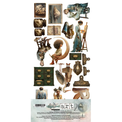 Art 2  Recortables 30x15 cm - Alchemy of Art