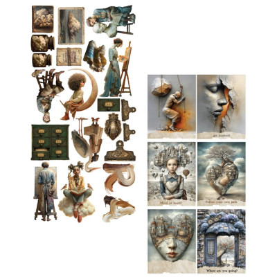 Art 2  Recortables 30x15 cm - Alchemy of Art