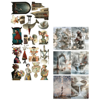 Art 2  Recortables 30x15 cm - Alchemy of Art