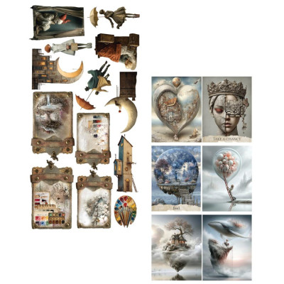 Art 2  Recortables 30x15 cm - Alchemy of Art