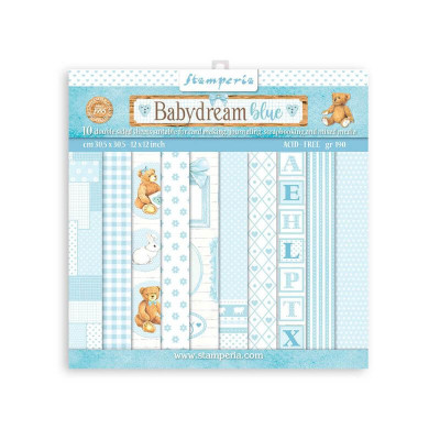Babydream Blue 30x30 cm - Stamperia