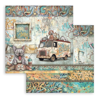Furry Friends2 30x30 cm  - Stamperia