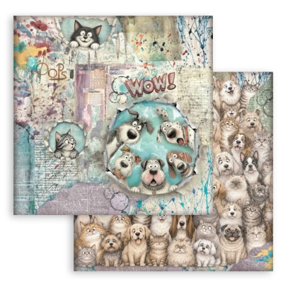 Furry Friends2 30x30 cm  - Stamperia