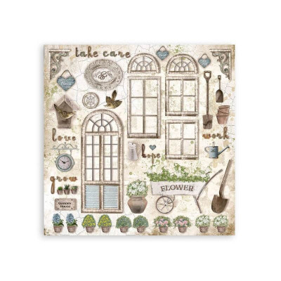 Garden House 30x30 cm - Stamperia
