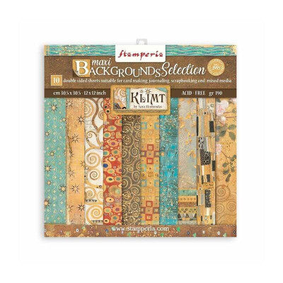 Klimt Maxi Backgrounds Selection 30x30 cm - Stamperia