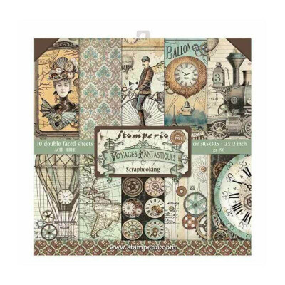 Voyages Fantastiques 30x30 cm - Stamperia