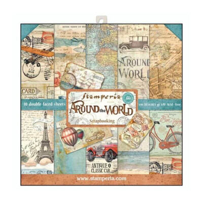 Around the World 30x30 cm - Stamperia