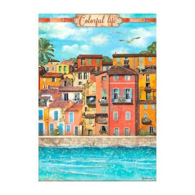 Blue Dream Papel de Arroz A4 - Stamperia