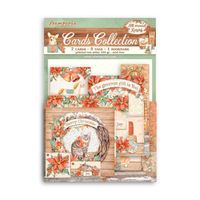 All Around Xmas Cards Collection - Stamperia