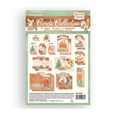 All Around Xmas Cards Collection - Stamperia