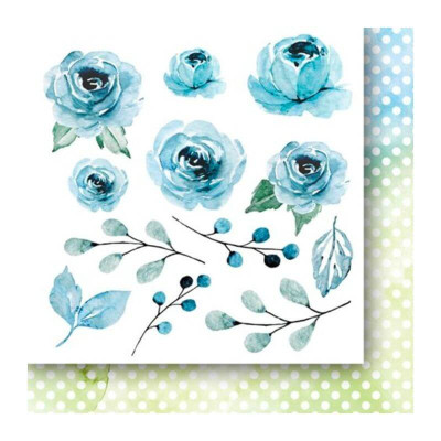 Petals on the Wind Flowers 15x15 cm  - Paper Heaven