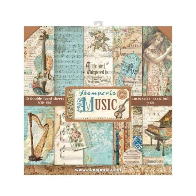 Music 30x30 cm - Stamperia