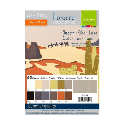 Pack 60 cartulinas Lisas A4 - Florence