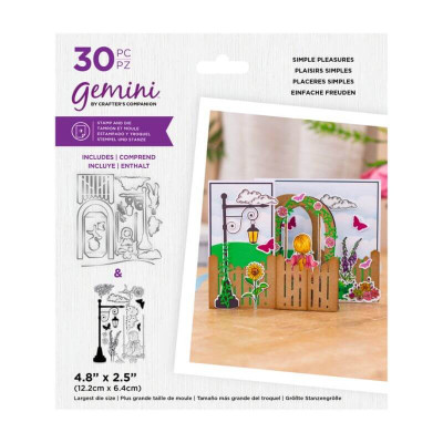 Troquel+ Sello  Placeres Simples ( 30 unidades) - Gemini