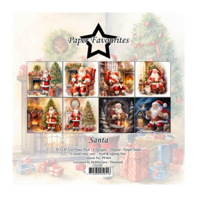 Santa 30x30 cm - Paper Favourites