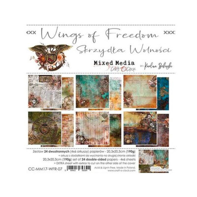 Wings of Freedom 20x20 cm  - Craft O´Clock