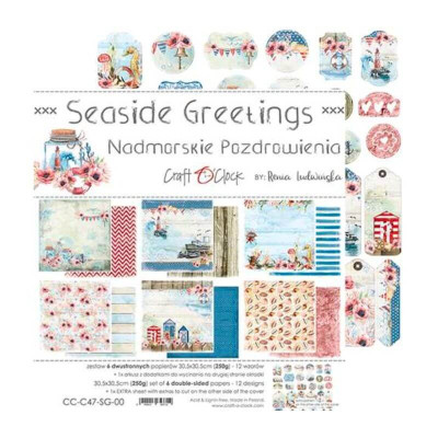 Seaside Greetings 30x30 cm  - Craft O´Clock