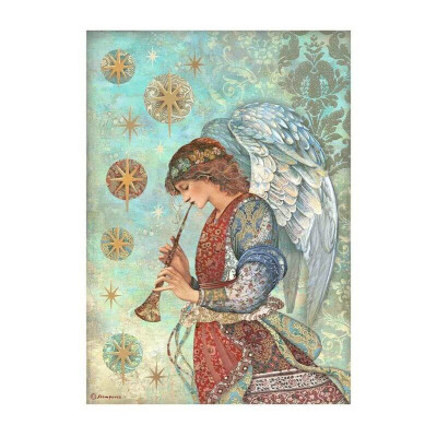 Christmas Greetings  Papel de Arroz A4 - Stamperia