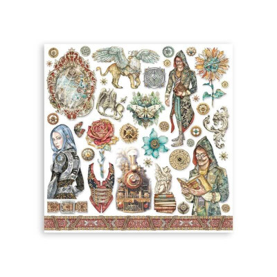 cSir Vagabond in Fantasy World   20x20 cm - Stamperia