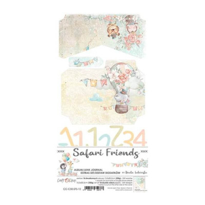 Safari Friends Recortables 15x30 cm  - Craft O´Clock