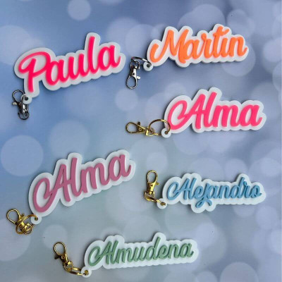 Llavero personalizado 13 cm Metacrilato 3mm