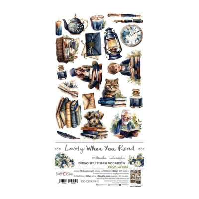 Lovely When you Read Recortable  15x30 cm  - Craft O´Clock