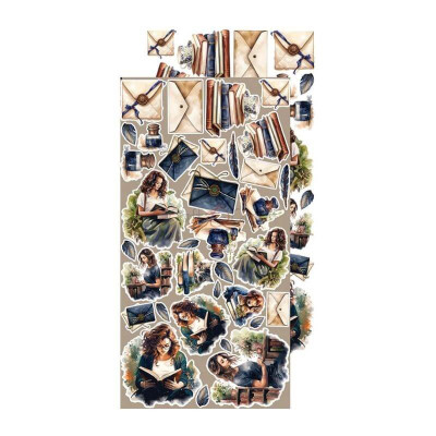 Lovely When you Read Recortable  15x30 cm  - Craft O´Clock