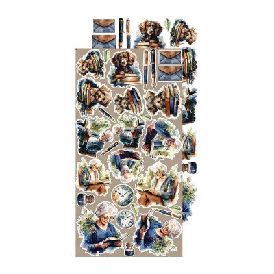 Lovely When you Read Recortable  15x30 cm  - Craft O´Clock