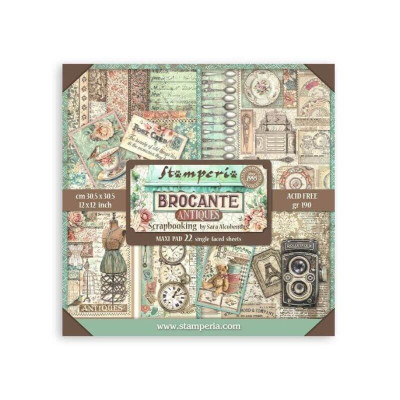 Brocante Antiques 30x30 cm (22hojas) - Stamperia