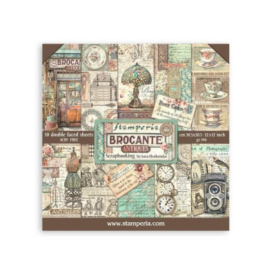Brocante Antiques 30x30 cm  - Stamperia