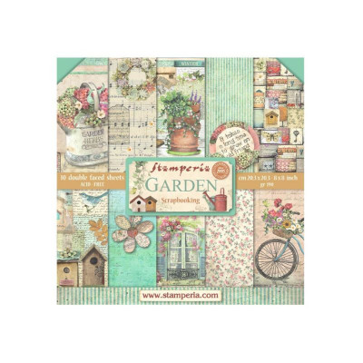 Garden 8x8  Stamperia