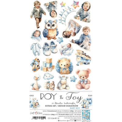 Boy & Toy Niño Recortables 30x15 cm - Craft O´Clock