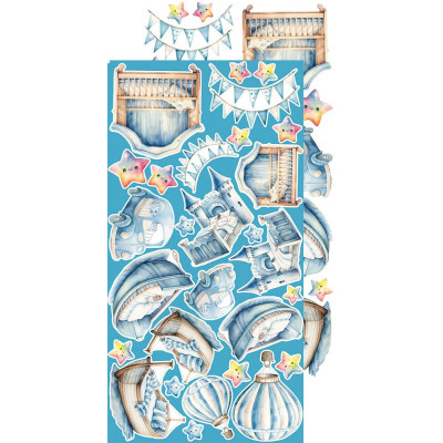 Boy & Toy Niño Recortables 30x15 cm - Craft O´Clock