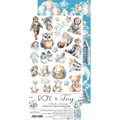 Boy & Toy Niño Recortables 30x15 cm - Craft O´Clock