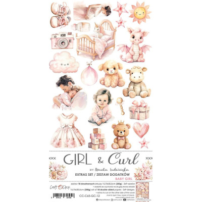 Girl & Curl Niña Recortables 30x15 cm - Craft O´Clock