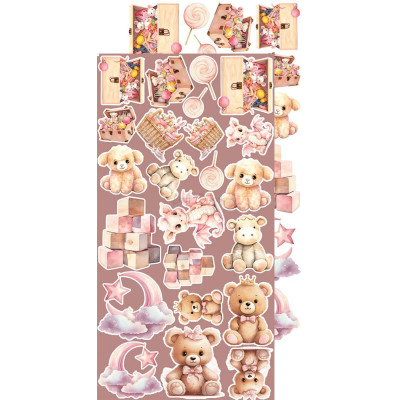 Girl & Curl Niña Recortables 30x15 cm - Craft O´Clock