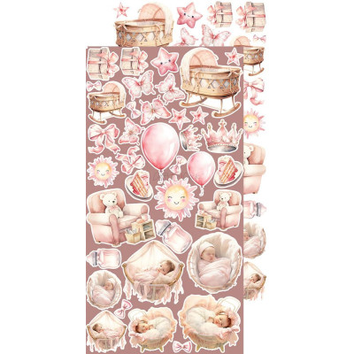 Girl & Curl Niña Recortables 30x15 cm - Craft O´Clock