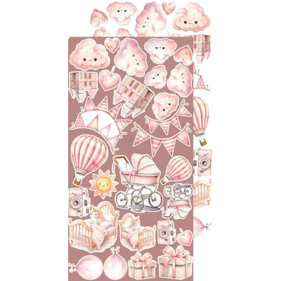 Girl & Curl Niña Recortables 30x15 cm - Craft O´Clock