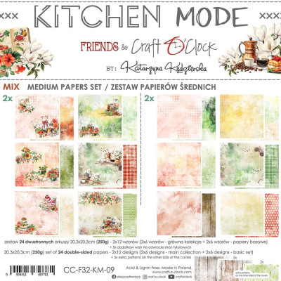 Kitchen Mode 20X20 cm  Papel + Básicos- Craft O´Clock