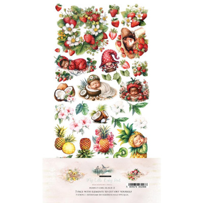 My Little Baby Fruit  Recortables 30x15 cm - Alchemy of Art