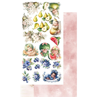 My Little Baby Fruit  Recortables 30x15 cm - Alchemy of Art