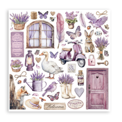 Lavender 30x30 - Stamperia