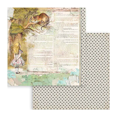 Alice in Wonderland and Trough the looking glass  30x30 cm (22hojas) -