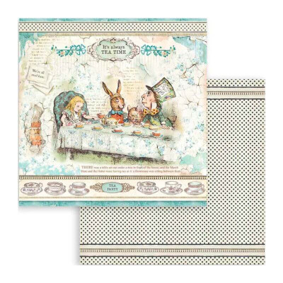 Alice in Wonderland and Trough the looking glass  30x30 cm (22hojas) -