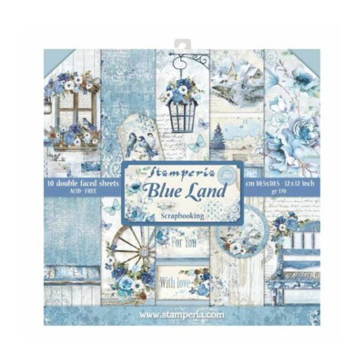 Blue Land 30x30 cm - Stamperia