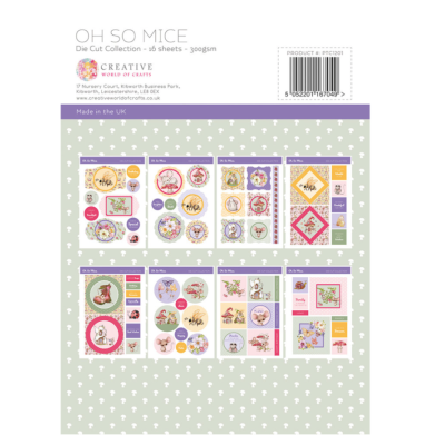 Oh So Mice A4 - Die cut collection - The Paper Tree