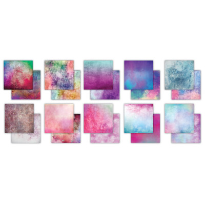 Grunge- Mid Tones 15x15 cm  - Craft Consortium